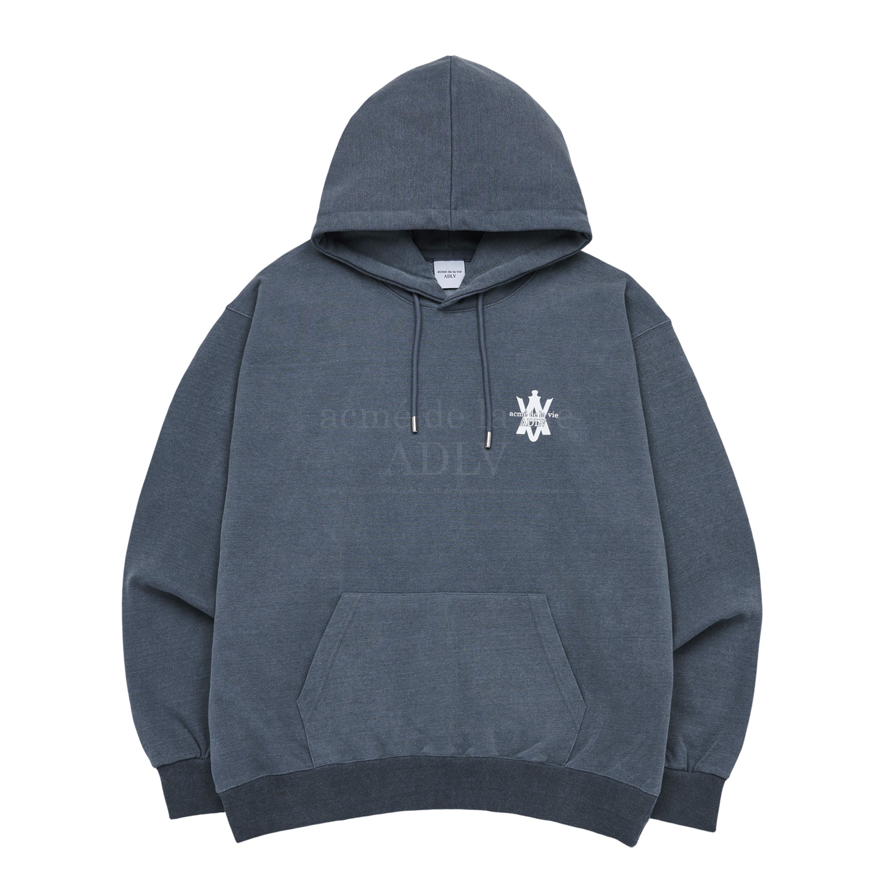 ADLV - A Logo Emblem Pigment Washing Hoodie