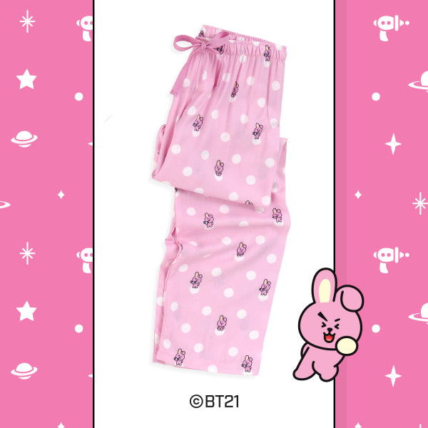 BT21 x Hunt Innerwear Woven Pants Cooky Harumio