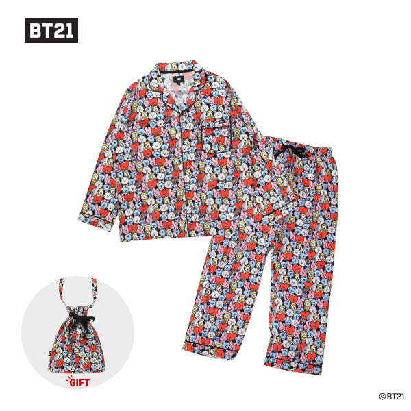 BT21 x Hunt Innerwear Colorful Pajama Set Harumio