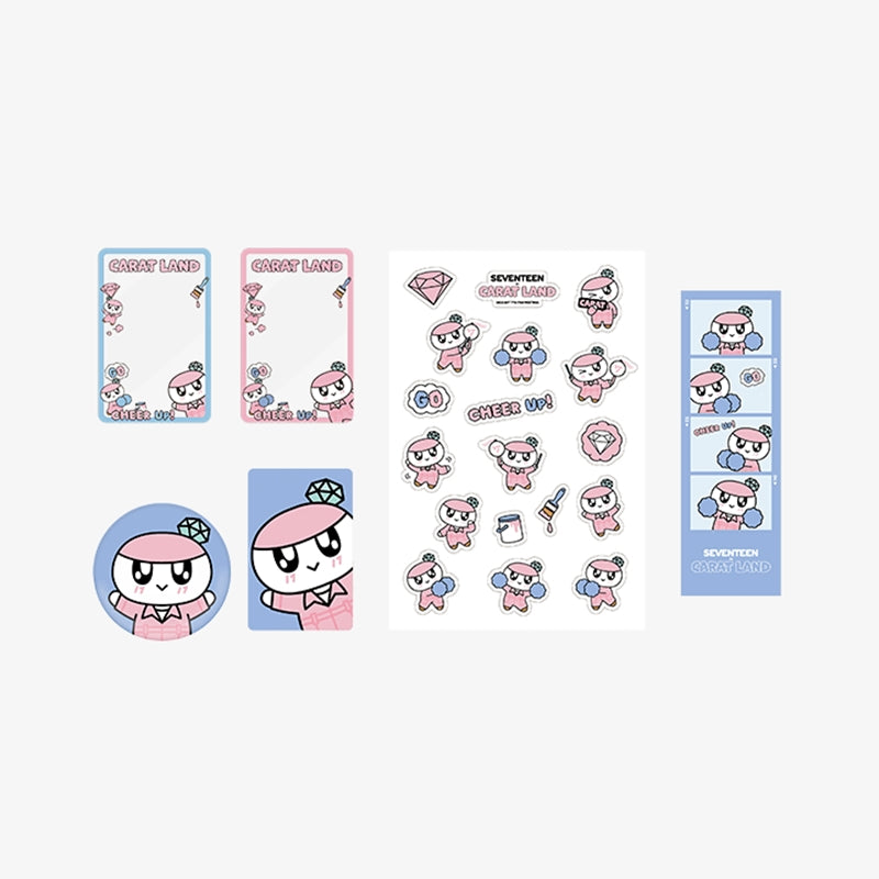 seventeen animals sticker pack