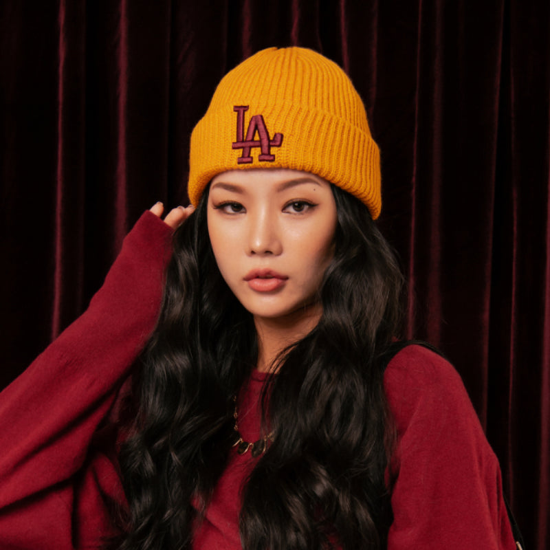 ours rose着用品 MLB KOREA New Jelly Beanie エムエルビーコリア