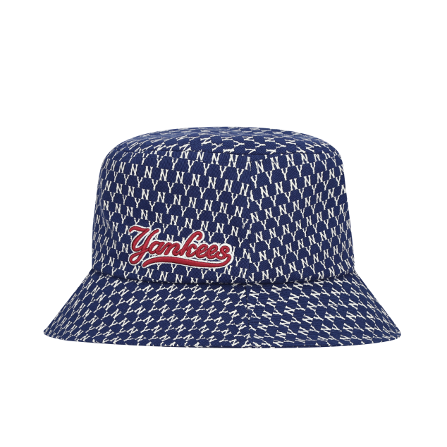 MLB KOREA Checkerboard Bucket Hat, New York Yankees 2 Colors