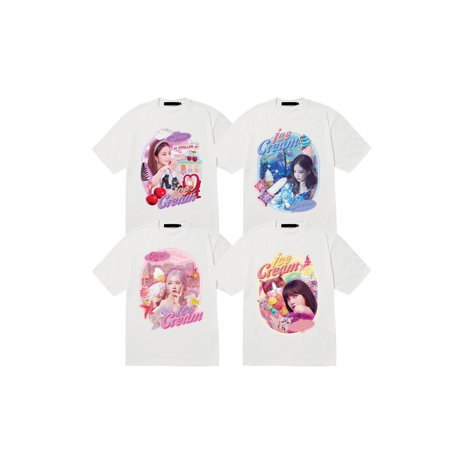 Ice Cream Tie Dye T-Shirt – BLACKPINK