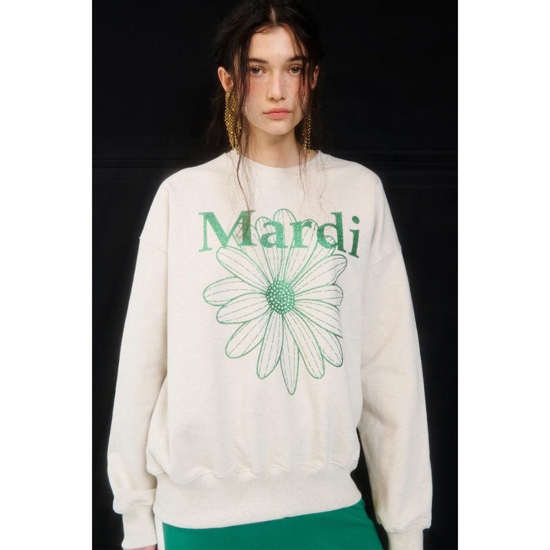 Mardi Mercredi - Sweatshirt Flowermardi Glitter – Harumio