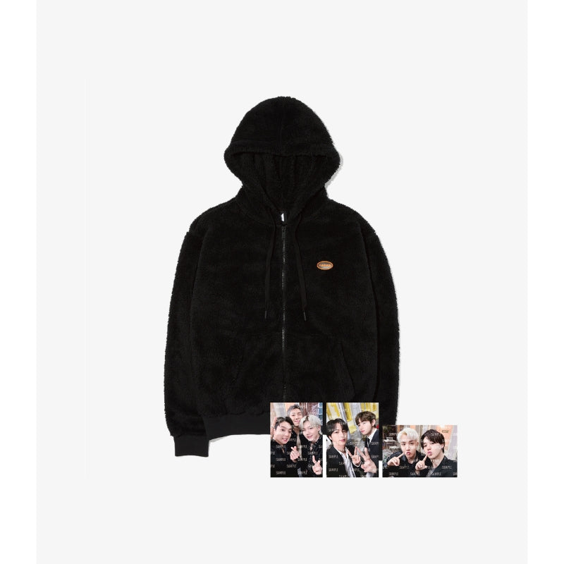 BTS - Permission To Dance - Fleece Zip-up Hoodie