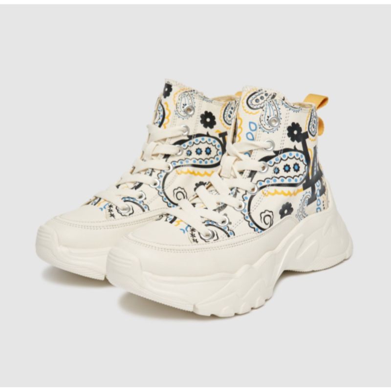 MLB Korea - Chunky High Light Paisley Sneakers