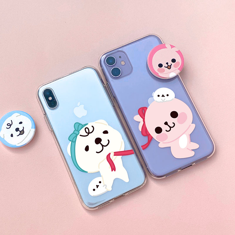 Merry Between Ribbon Soft Jelly Phone Case