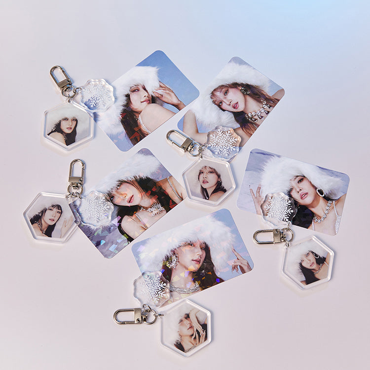 (G)I-DLE - Acrylic Keyring & Phoca Set - Line Friends Square - Acrylic Keyring - Harumio