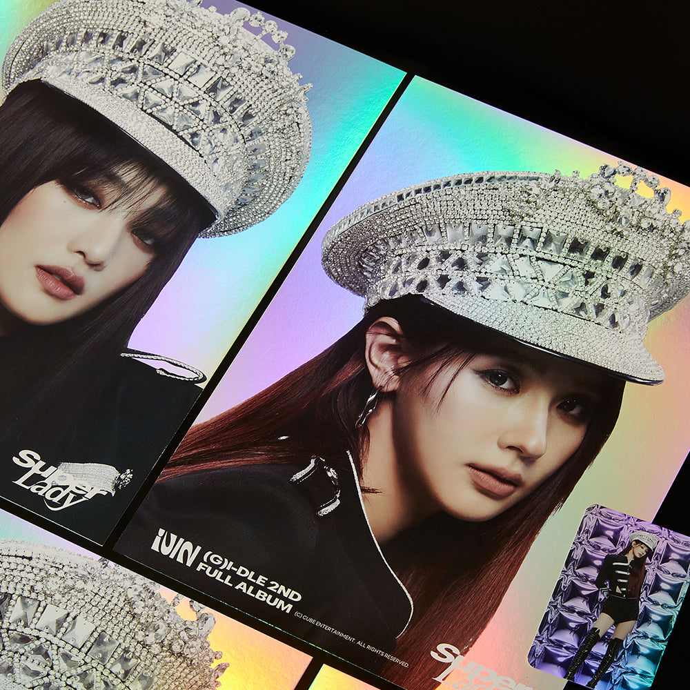 (G)I-DLE - Holographic Mini Poster & Phoca Set (Version 2)