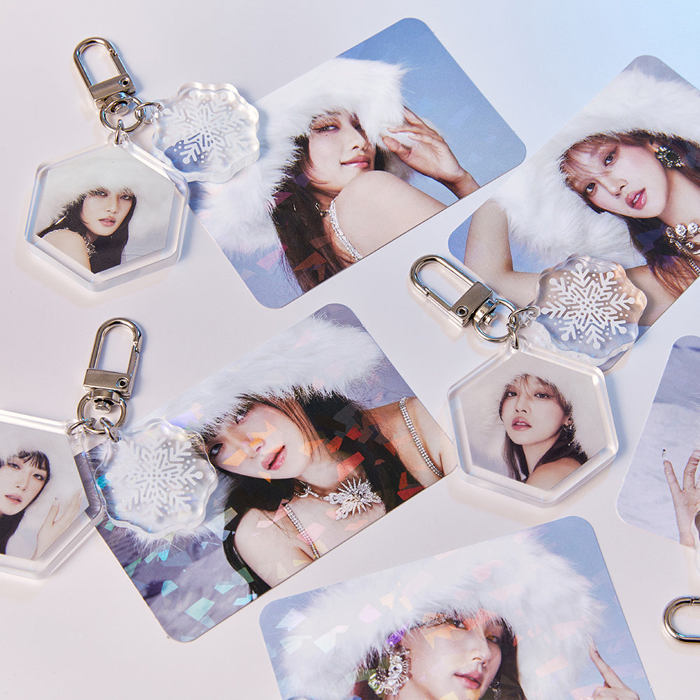 (G)I-DLE - Acrylic Keyring & Phoca Set - Line Friends Square - Acrylic Keyring - Harumio