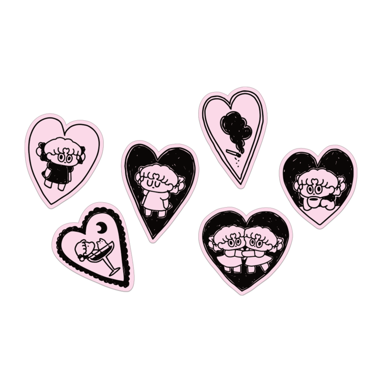 Standard Love Dance - LEEGONG Black Cherry Pie Piece Stickers