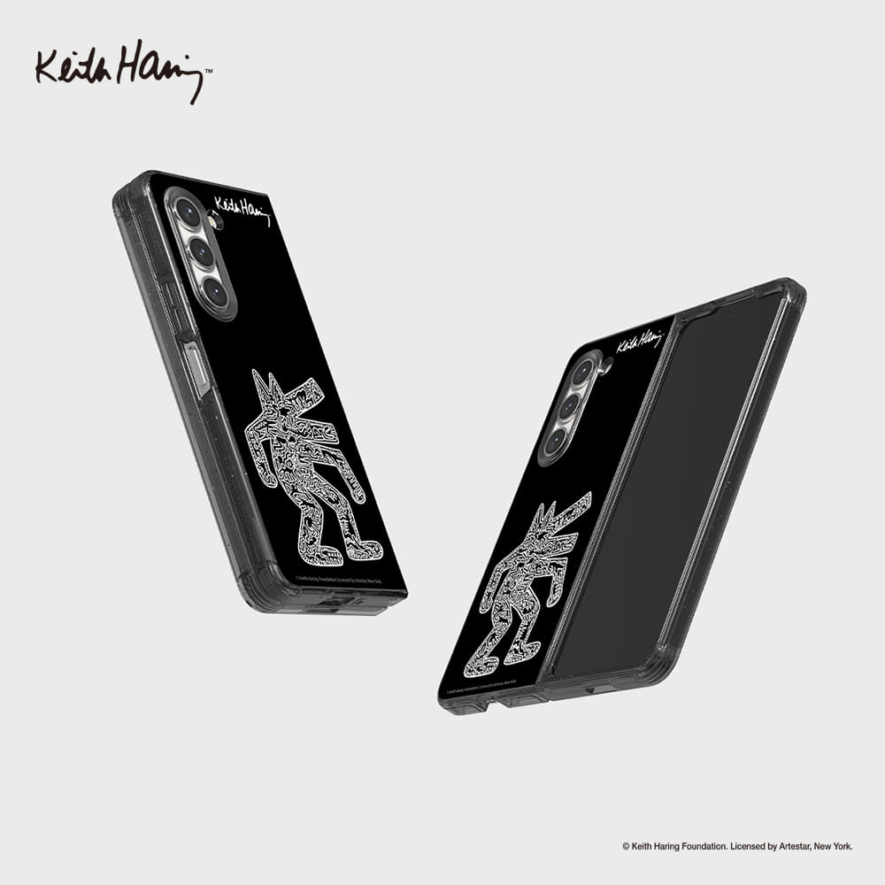 SLBS - Keith Haring Black Eco Lens Case (Galaxy Z Fold5)