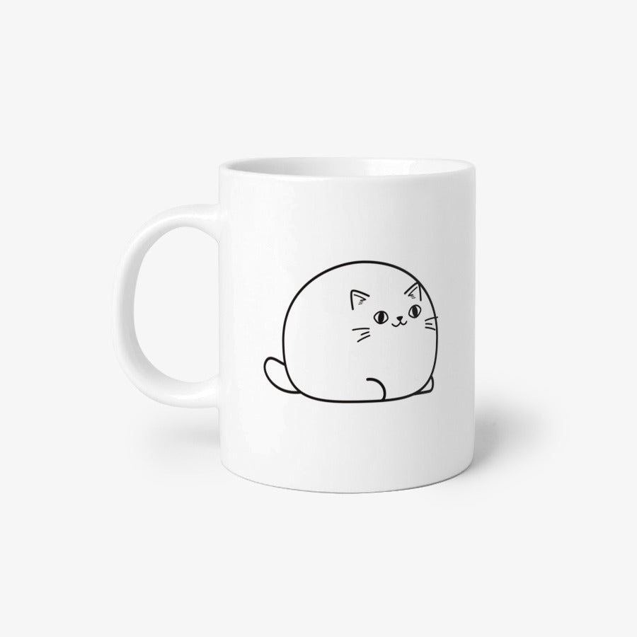 Fat Zoo - Fat Cat Bread Mug