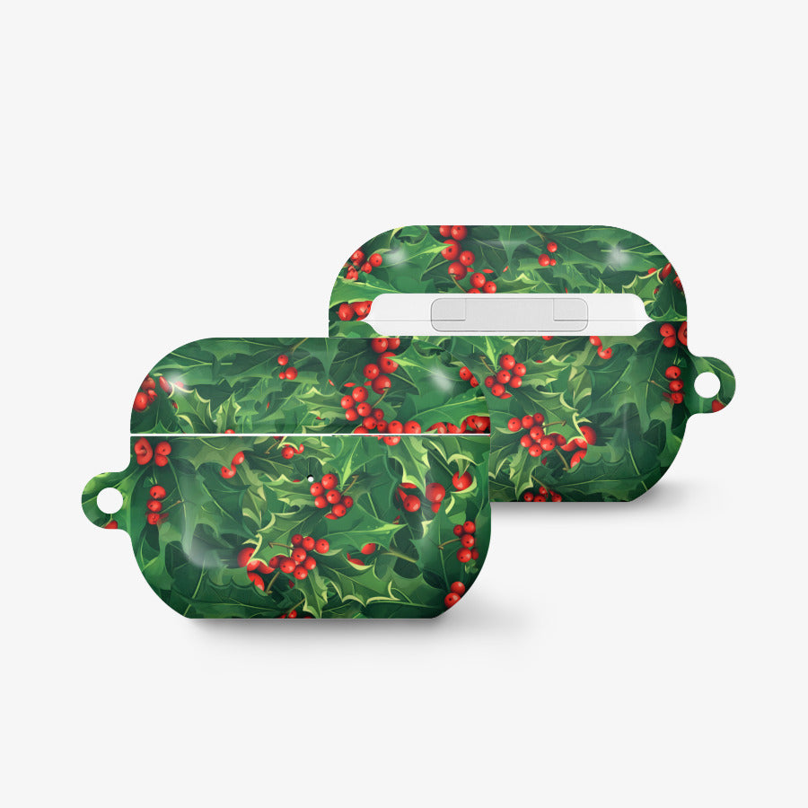 Royamchoco97 - Christmas Holly Leaf Airpod Pro 2 Hard Case