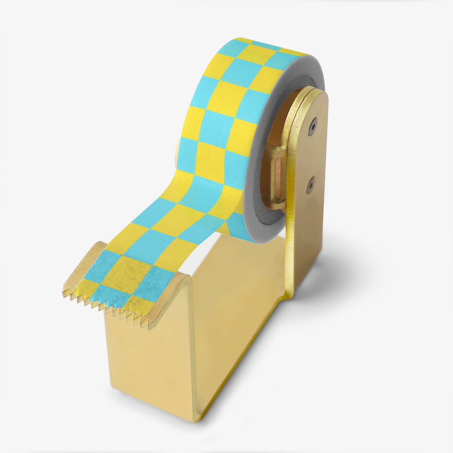 BITE STUDIO - Yellow & Mint Checker Masking Tape