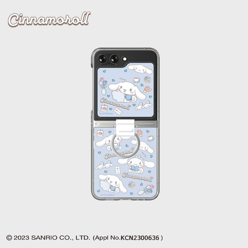 SLBS - CINNAMOROLL Ring Suit Case (Galaxy Z Flip5)