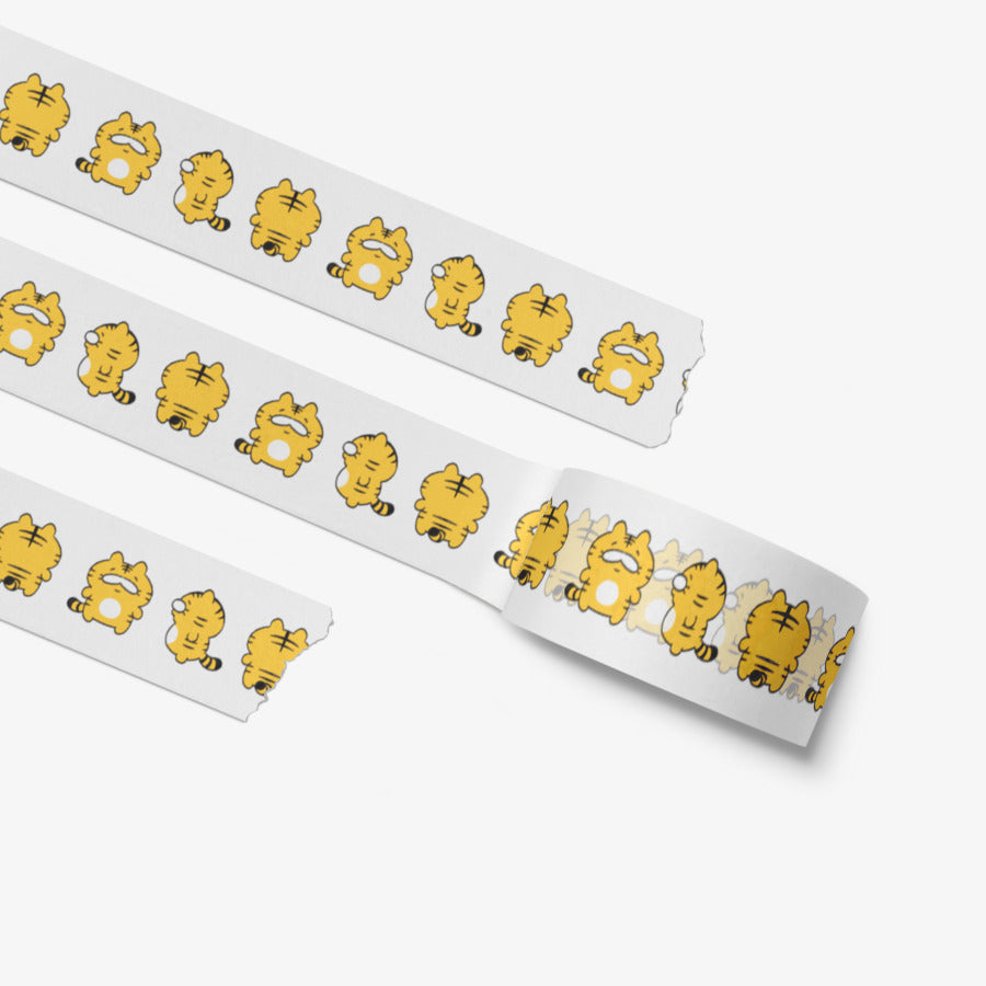 Mangzi Friends - All Sides Cute Tiger Masking Tape