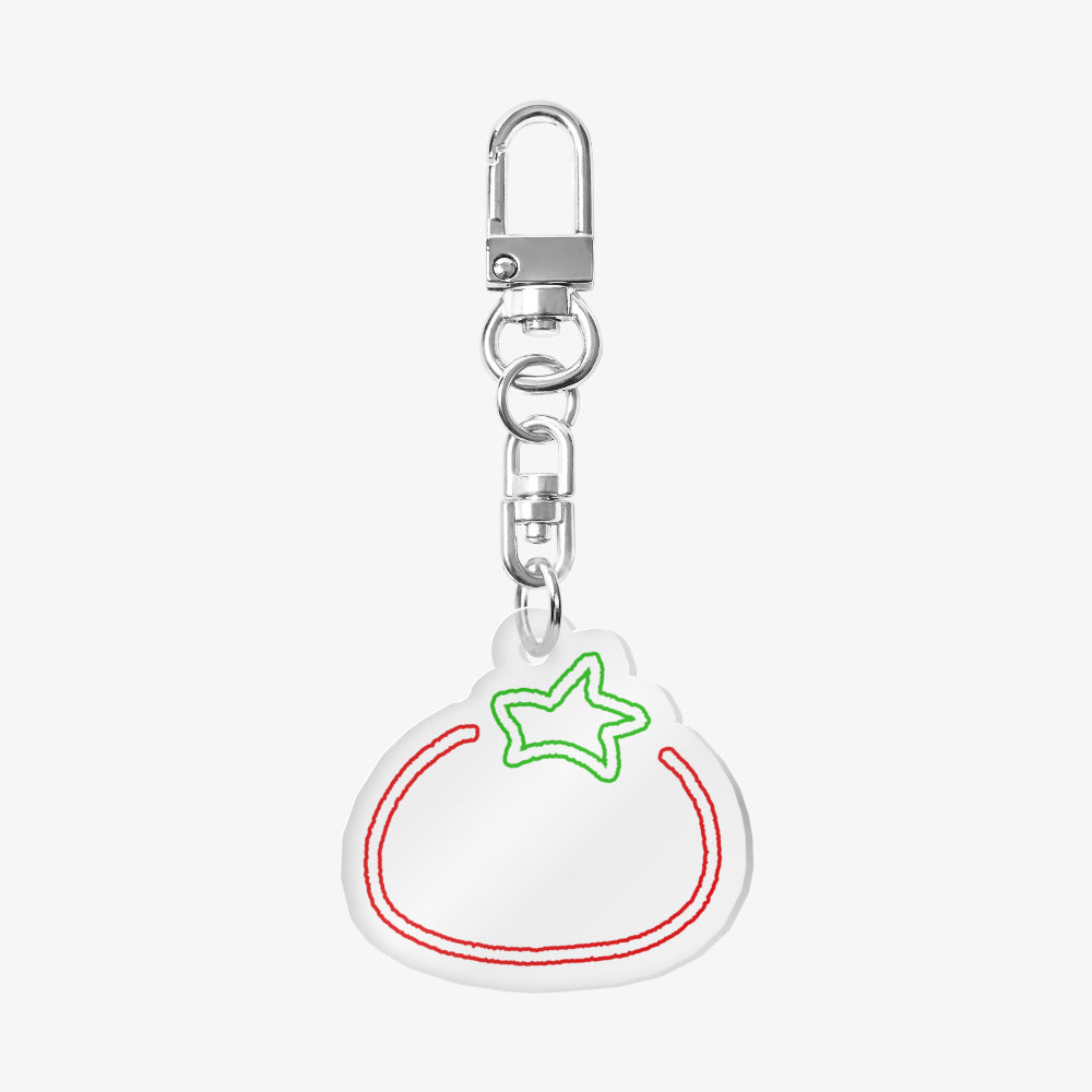 Bbang - Tomato Acrylic Keyring