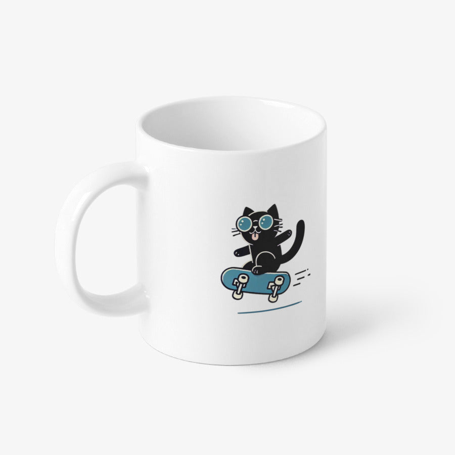 Egg Cartop - Meditating Cat 53 Basic Mug