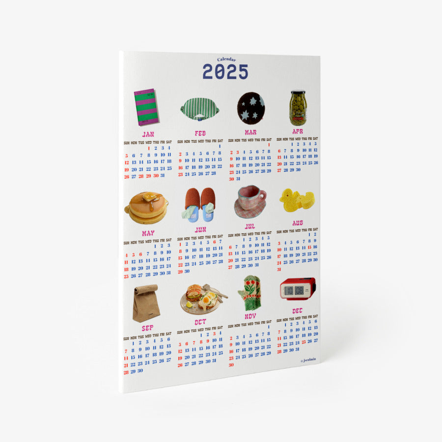 Jseolmin - 2025 Calendar Notebook