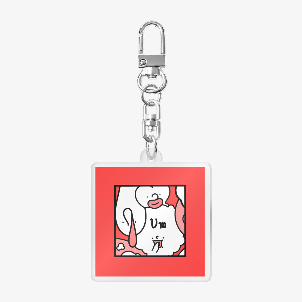 GOMU - Three Rubber Frames Acrylic Keyring