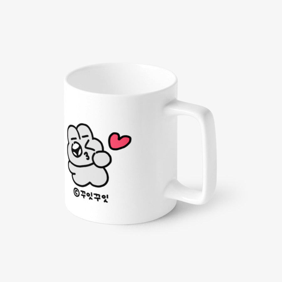 Kkuitkkuit - Bone China Classic White Mug