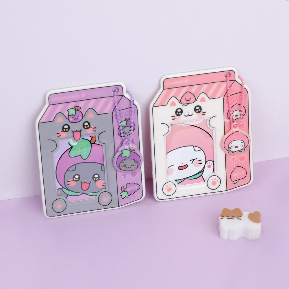 Meow Man - PVC Photo Card Holder