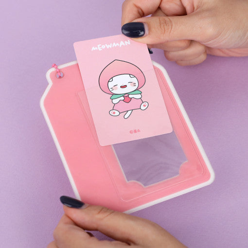 Meow Man - PVC Photo Card Holder