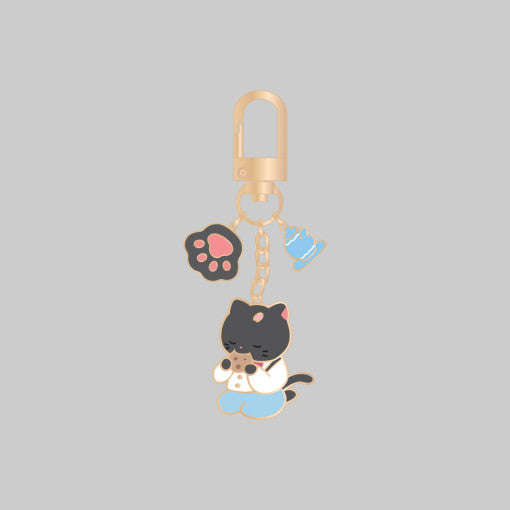 Meow Man - Metal Keyring