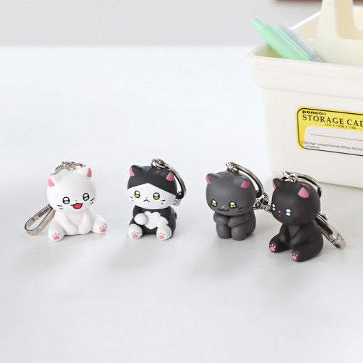 Meow Man - Figure Keyring Set