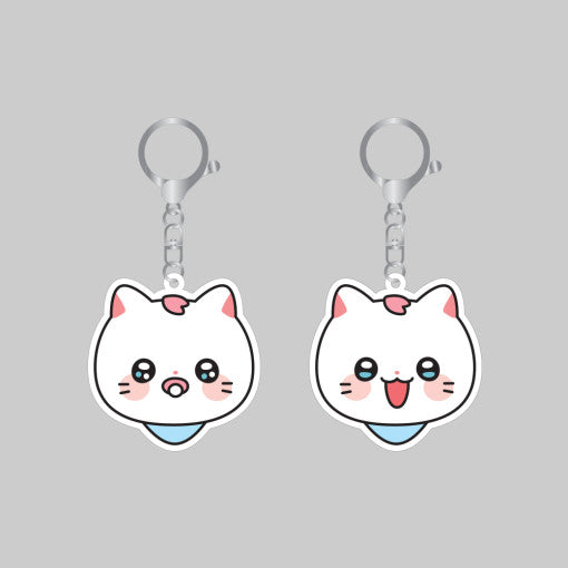 Meow Man - Lenticular Keyring