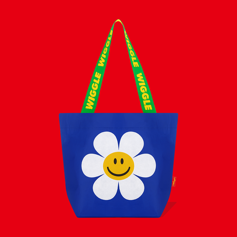 Wiggle Wiggle - Smile We Love Blue Reusable Shopper Bag