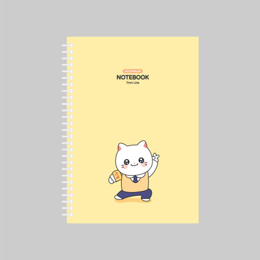 Meow Man - B5 Spring Notebook