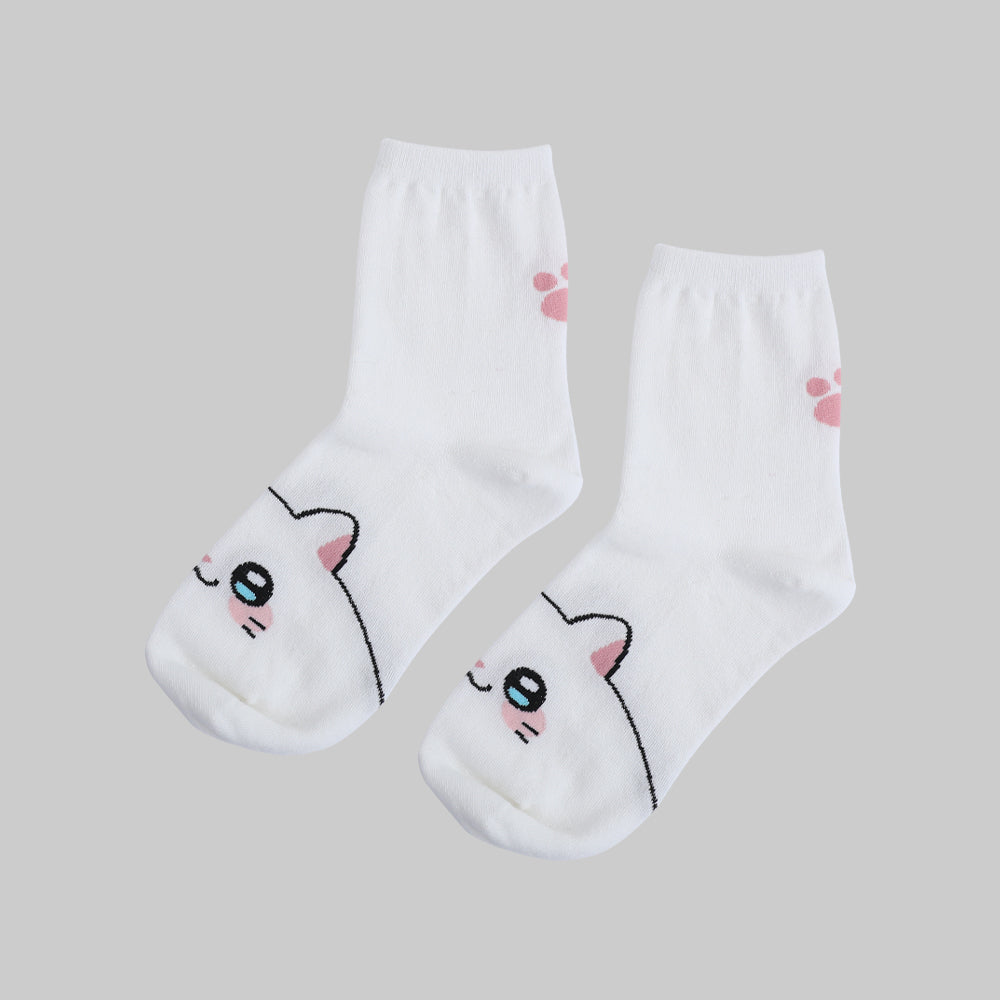 Meow Man - Middle Socks