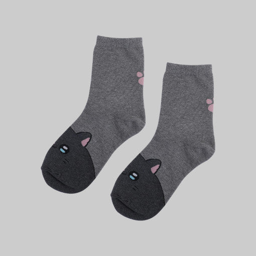 Meow Man - Middle Socks