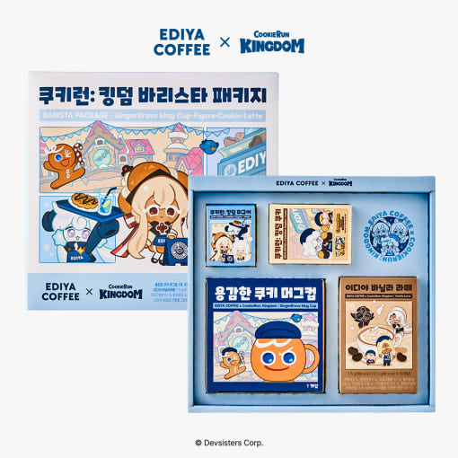 Ediya Coffee x Cookie Run : Kingdom - Barista Package