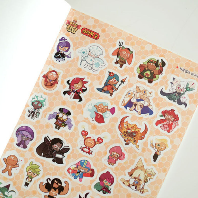 Cookie Run - Sticker Coloring Book