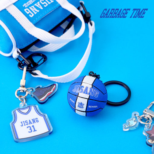 Garbage Time - Mini Basketball Keyring