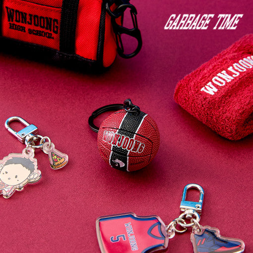 Garbage Time - Mini Basketball Keyring