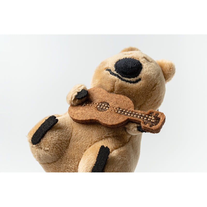 Dinotaeng - Ukulele & Heart Quokka Keyring