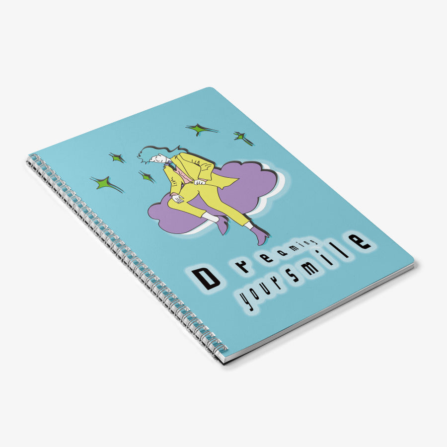 Bluemoon - A4 Spring Notebook