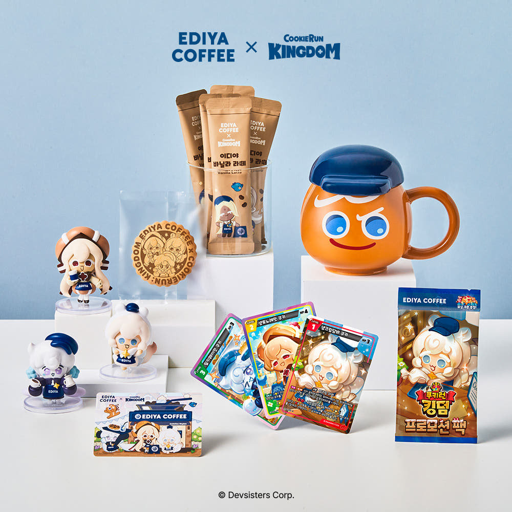 Ediya Coffee x Cookie Run : Kingdom - Barista Package