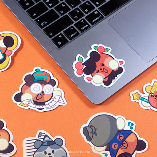 Cookie Run: Adventure Tower - Coco Drop Deco Sticker Set