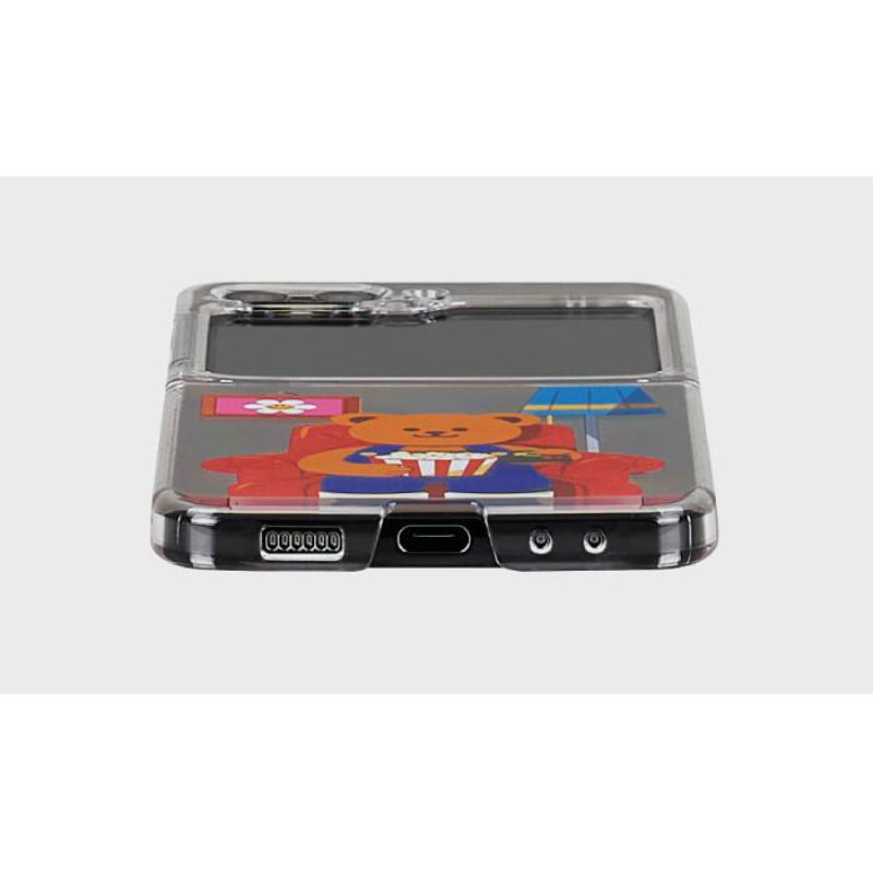 Wiggle Wiggle - Galaxy Z Flip 5 Transparent Case – Harumio
