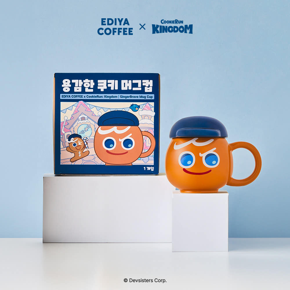 Ediya Coffee x Cookie Run : Kingdom - Brave Cookie Mug