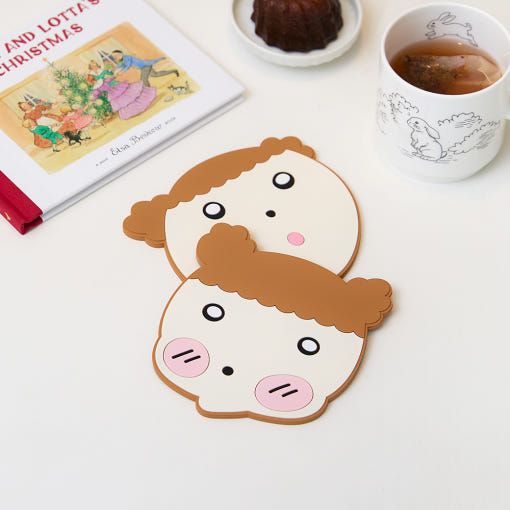 Maru Is a Puppy - Silicon Coaster Set