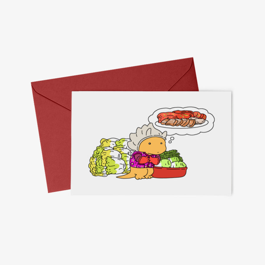 Danzi Bbb Lee - I Make Kimchi Postcard & Envelope Set