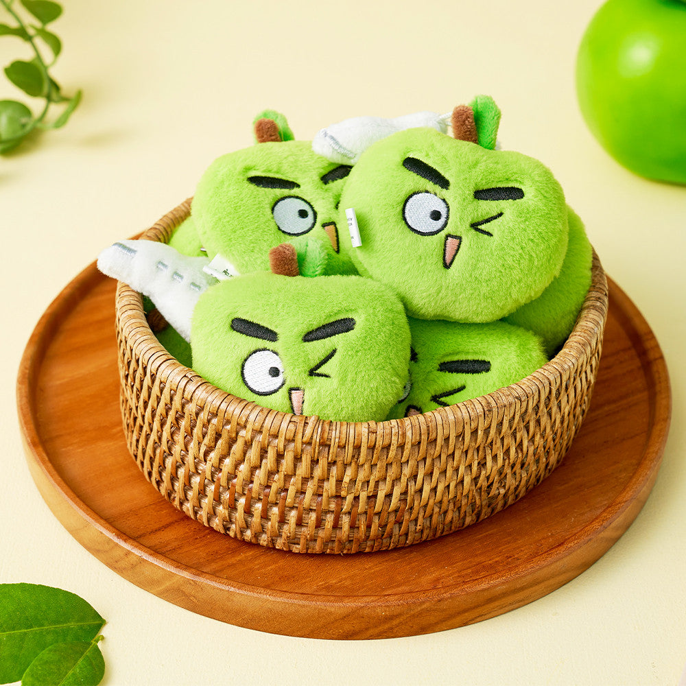 After School Lessons For Unripe Apples - Apple Plush Keyring