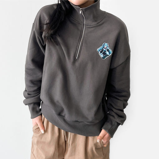 Hatsune Miku - Piapro Characters WE!FLASH Half Zip-up Sweater