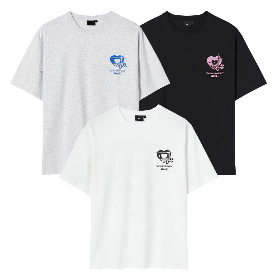 WMC x QWER Hina - Heart Eyes Short Sleeve T-Shirt